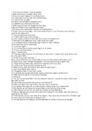 English Worksheet: The Future Continuous Tense