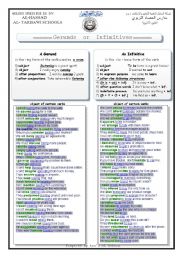 English Worksheet: gerund or infinitive