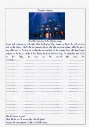 English Worksheet: Creative Writing