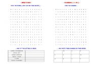 English Worksheet: GREETINGS  &  NUMBERS (1-20)