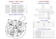 English Worksheet: COLOURS & DAYS OF THE WEEK