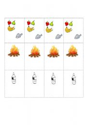 English Worksheet: Survival cards