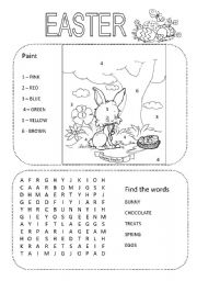 English Worksheet: Easter fun