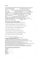 English worksheet: Reading Has got/have got