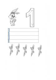 English Worksheet: Numbers