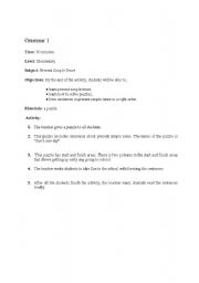 English worksheet: Present Simple