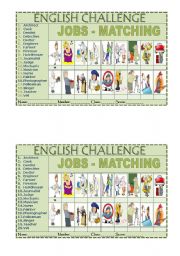 English Challenge - JOBS