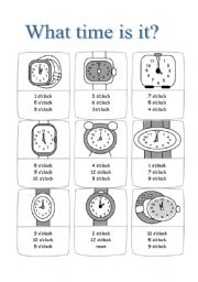 English Worksheet: multiple choice about the time