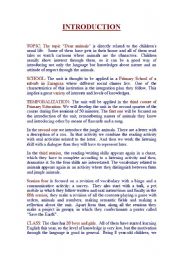 English Worksheet: animals