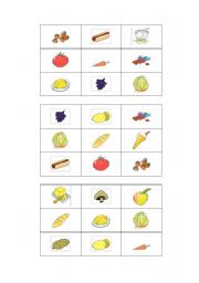 BINGO FOOD 5 sheets (1/5)