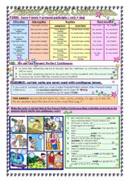 PRESENT PERFECT CONTINUOUS  (+ KEY)