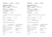 English Worksheet: Have you ever seen the rain.. by Rod stewart