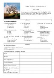 English Worksheet: Video Viewing Worksheet