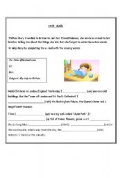 English Worksheet: Simple Past