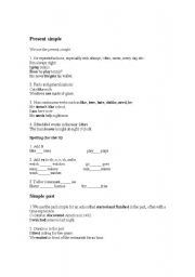 English Worksheet: Simple Tenses