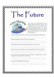 English Worksheet: future
