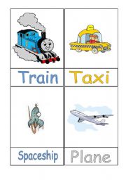 Means of Transport Flashcards - Part 2/3