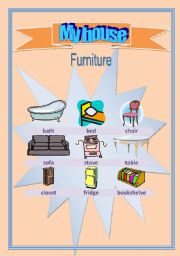 English Worksheet: Furniture