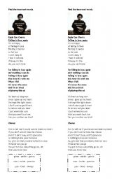 English worksheet: Eagle Eye Cherry_Falling in Love Again