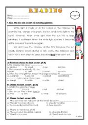 English Worksheet: Reading Fun 