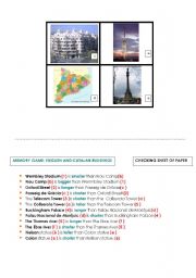 English Worksheet: FAMOUS BUILDINGS IN LONDON AND CATALONIA