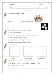 English Worksheet: Free exercises