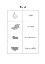 English Worksheet: The food
