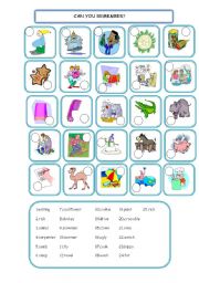 English Worksheet: vocabulary