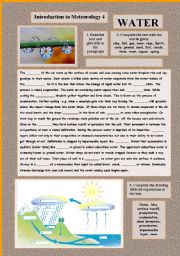 Introduction to Meteorology 4 WATER