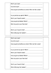 English Worksheet: Ice-breaker: Who am I describing?