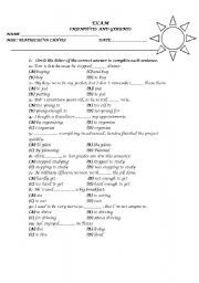 English Worksheet: GERUND INFINITIVE