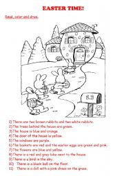 English Worksheet: Easter 