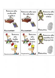 English Worksheet: Jobs (4)