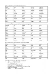 English Worksheet: comprehensive test for beginner