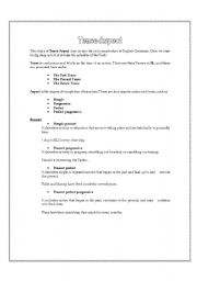 English worksheet: Tense-Aspect