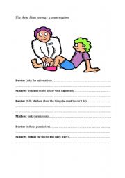 English Worksheet: whats the matter?