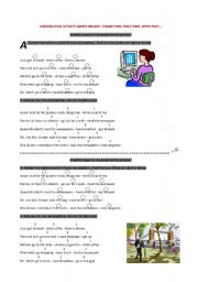 English Worksheet: Conversation activity