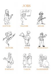 English Worksheet: JOBS