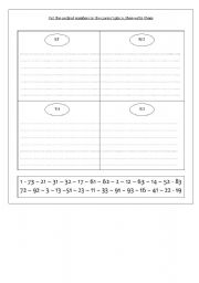 English worksheet: Ordinal numbers