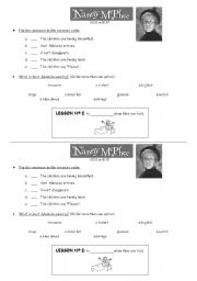 English Worksheet: Nanny McPhee 2