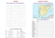 English Worksheet: WEATHER  (& WEATHER IN SPAIN)