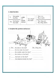 English Worksheet: Is he and Are they