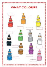 English Worksheet: COLOURS