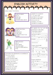 English Worksheet: Reading