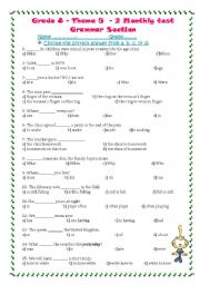 English Worksheet: GRAMMAR 