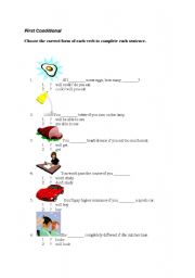 English Worksheet: First Conditional