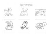 English worksheet: Pets