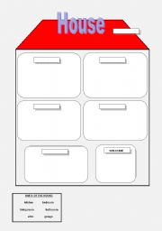 English Worksheet: House