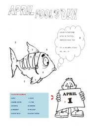 English Worksheet: APRIL FOOLS DAY