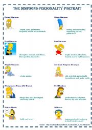 The Simpsons Personality Portrait